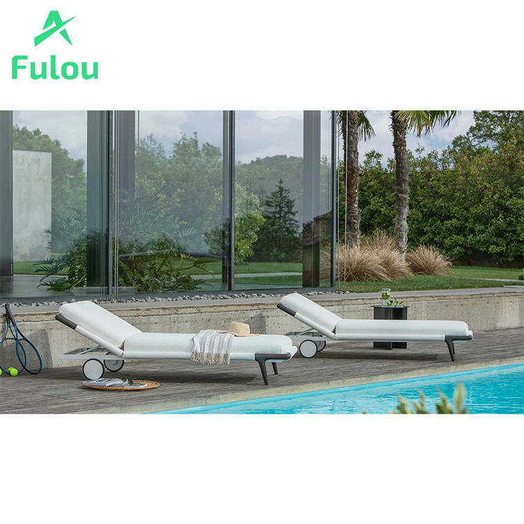 Modern Aluminum Sun Lounge UV  - Outdoor Furniture Quick Dry recensie en prijs