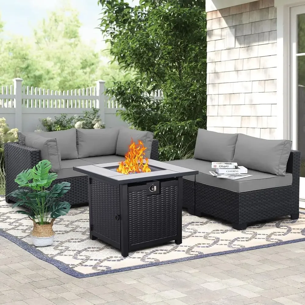 5-Piece Outdoor Patio Furnitur - Outdoor Furniture And Fire Pit recensie en prijs