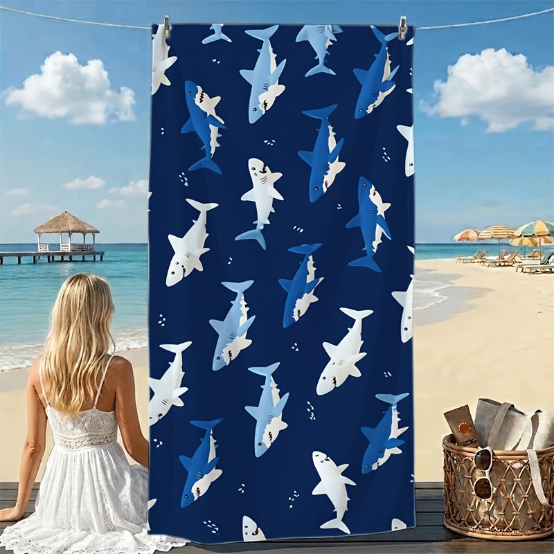 Waterproof Shark Print Beach P - Outdoor Furniture Quick Dry recensie en prijs