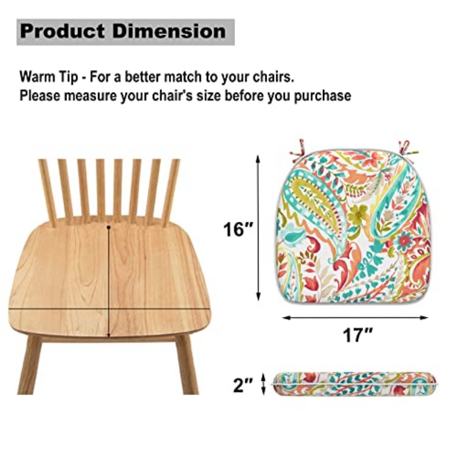 Set of 4 Outdoor Chair Cushion - Outdoor Furniture Cushion recensie en prijs
