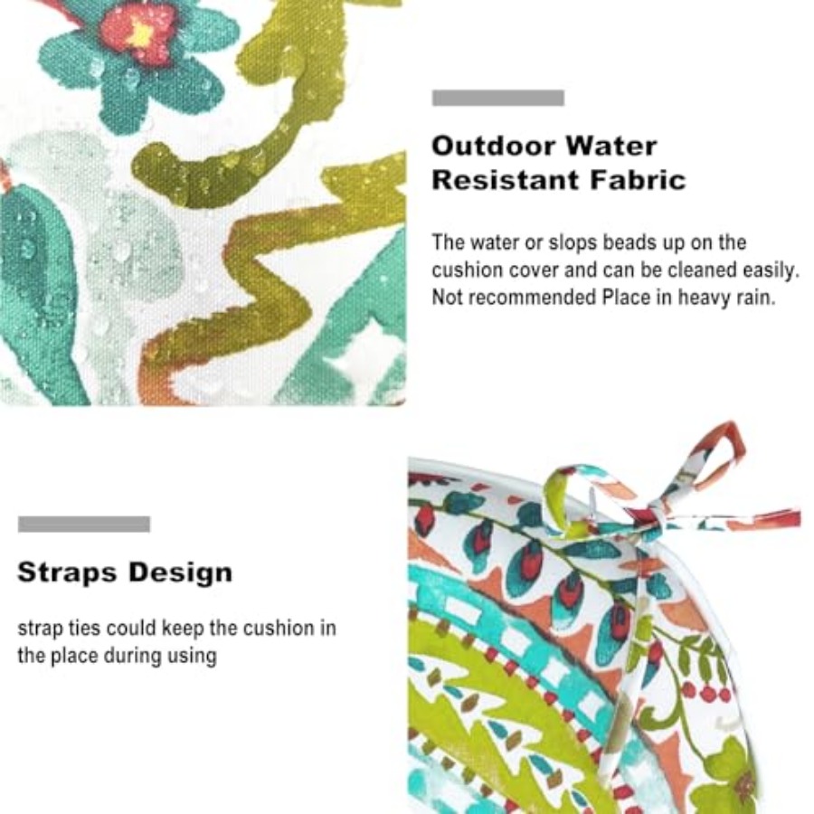 Set of 4 Outdoor Chair Cushion - Outdoor Furniture Cushion recensie en prijs