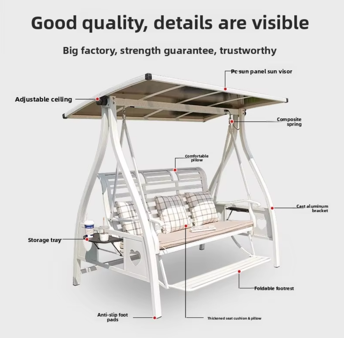 Hot Sale Luxury Modern Solar P - Outdoor Furniture Quick Dry recensie en prijs