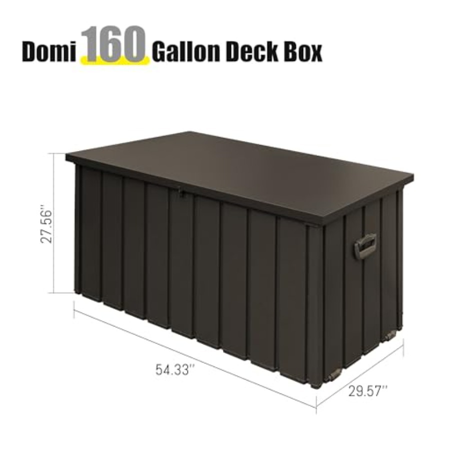 160 Gallon Deck Box Outdoor St - Outdoor Furniture Cushion recensie en prijs