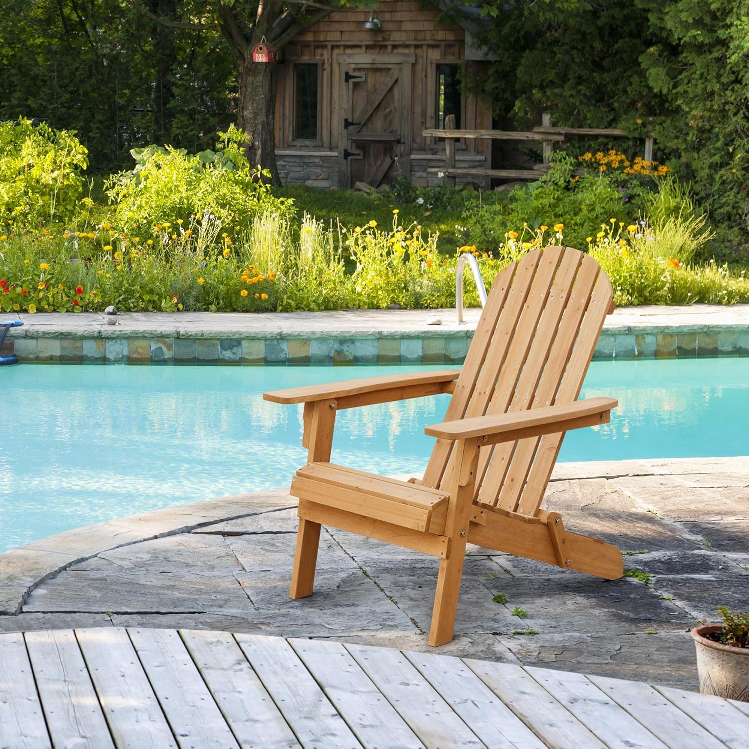 Folding Adirondack Chair Set o - Outdoor Furniture And Fire Pit recensie en prijs