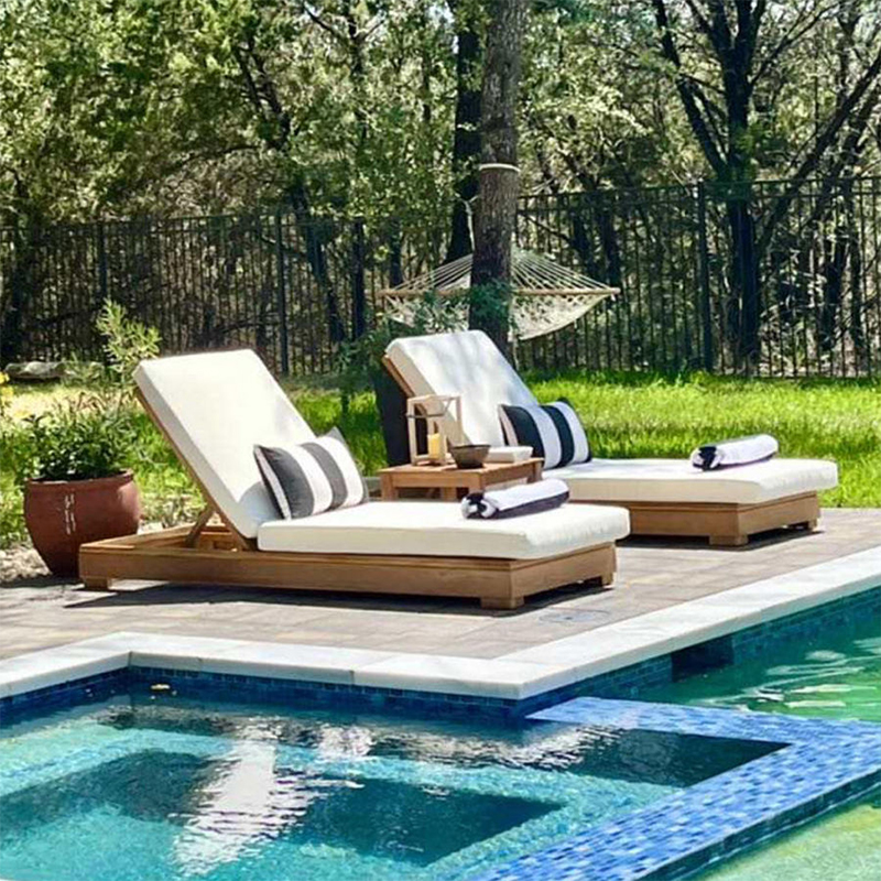 Outdoor Teak Wood Chaise Loung - Outdoor Furniture Quick Dry recensie en prijs