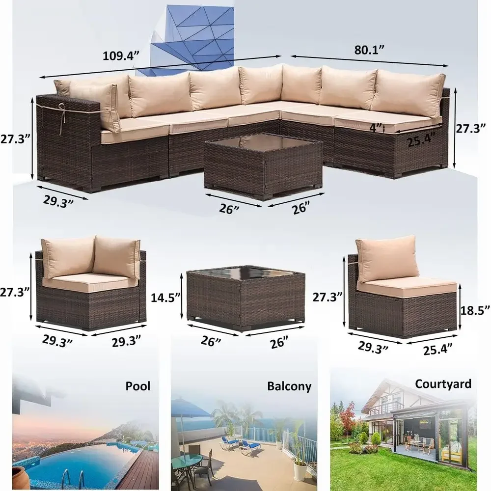 8-Piece Outdoor Patio Furnitur - Outdoor Furniture And Fire Pit recensie en prijs