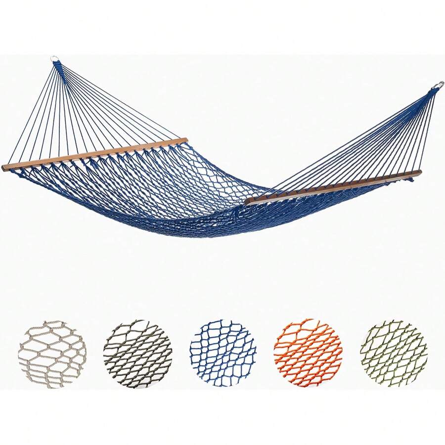 Polyester Rope Hammock Blue Qu - Outdoor Furniture Quick Dry recensie en prijs