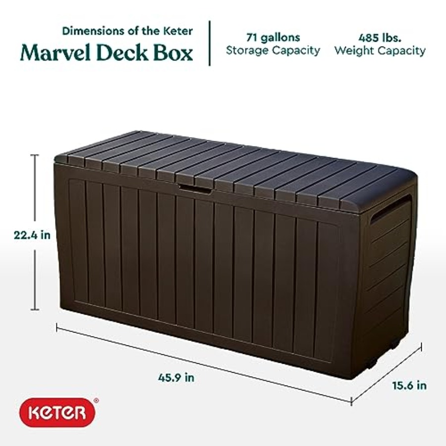 Marvel Plus 71 Gallon Resin Ou - Outdoor Furniture Plus recensie en prijs