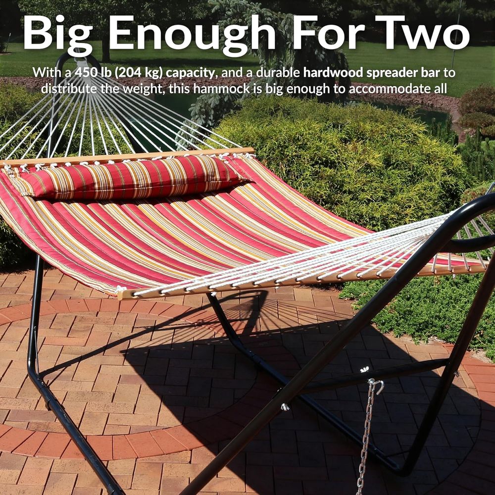 Sunnydaze Quilted Double Hammo - Outdoor Furniture Quick Dry recensie en prijs