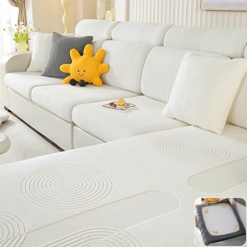 Elastic Jacquard Velvet Sofa C - Outdoor Furniture Plus recensie en prijs