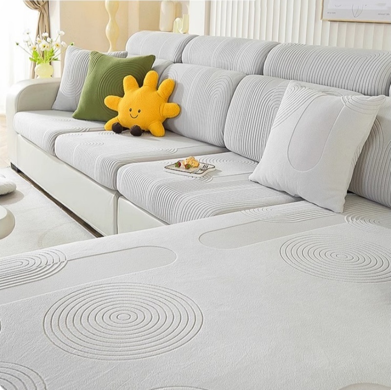 Elastic Jacquard Velvet Sofa C - Outdoor Furniture Plus recensie en prijs