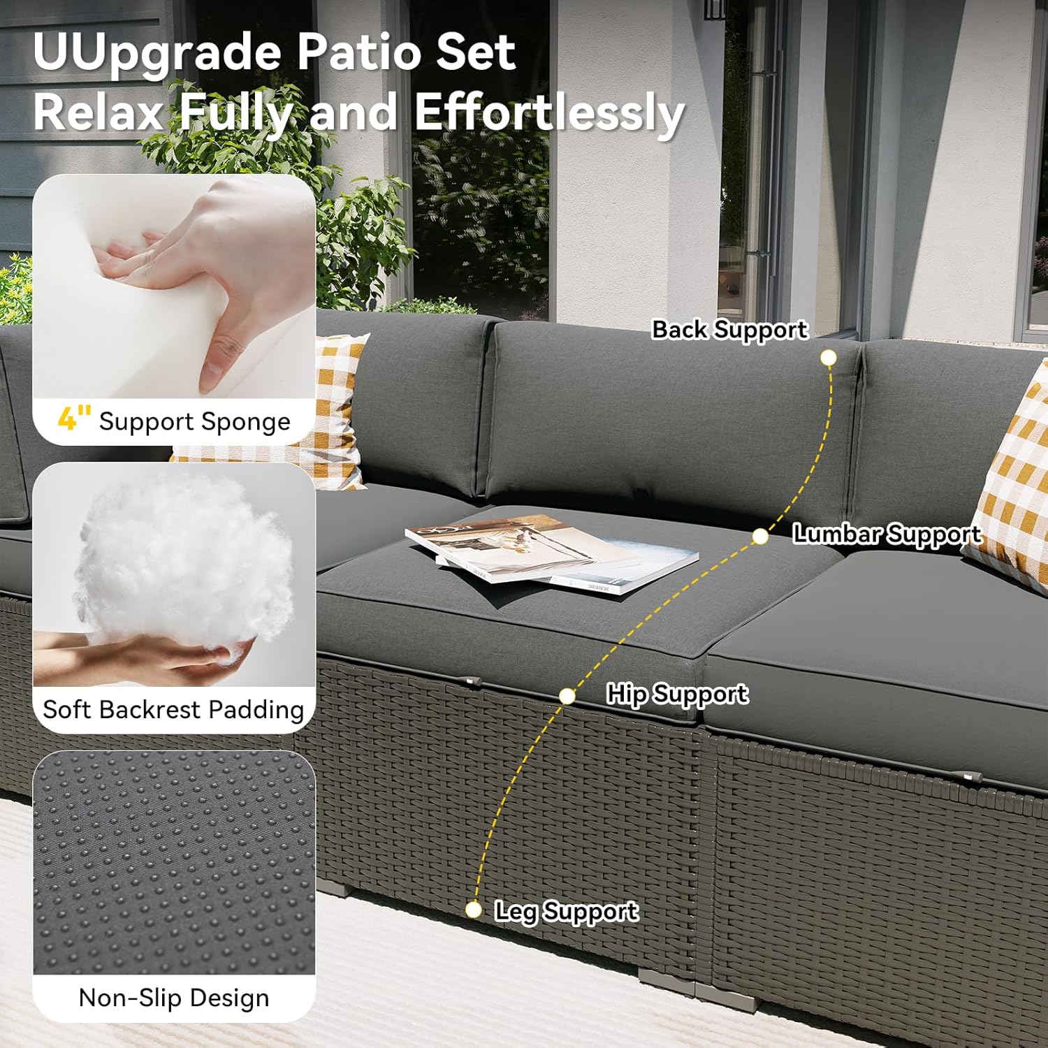 Patio Furniture Set with Fire  - Outdoor Furniture And Fire Pit recensie en prijs