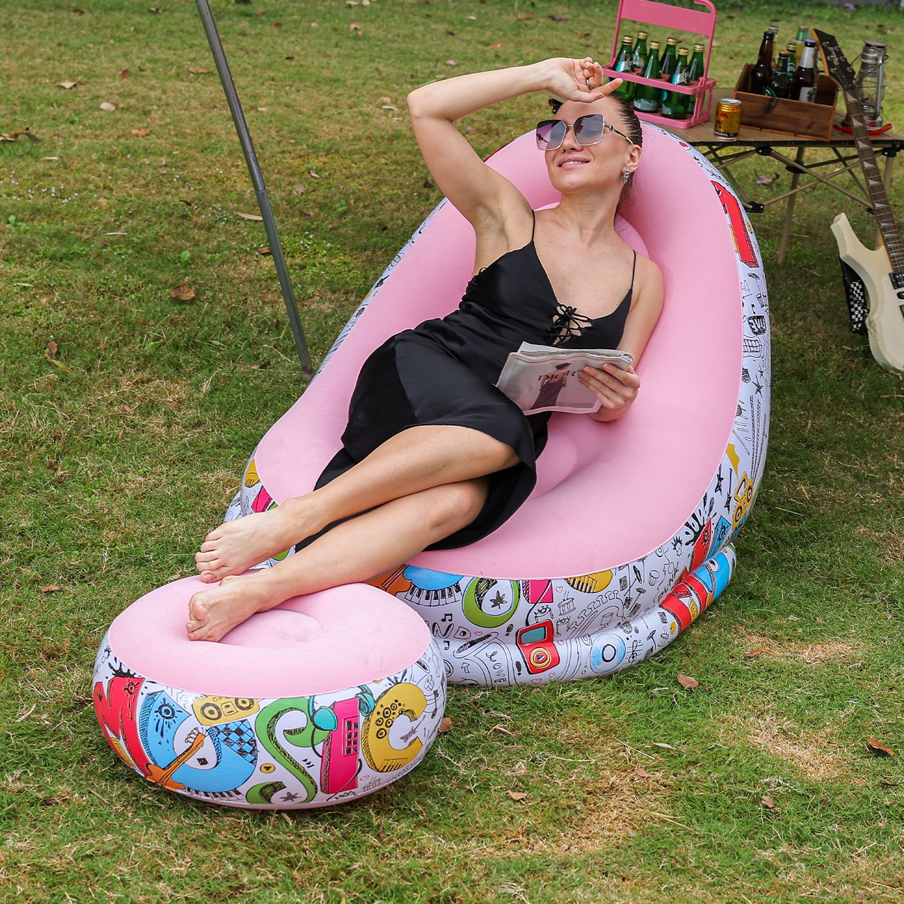 1PC Inflatable Lounger Chair w - Outdoor Furniture Lowes recensie en prijs