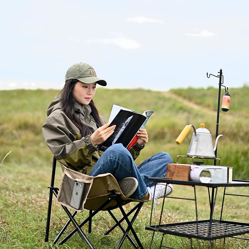 Portable Folding Camping Moon  - Outdoor Furniture Rocking Chair recensie en prijs