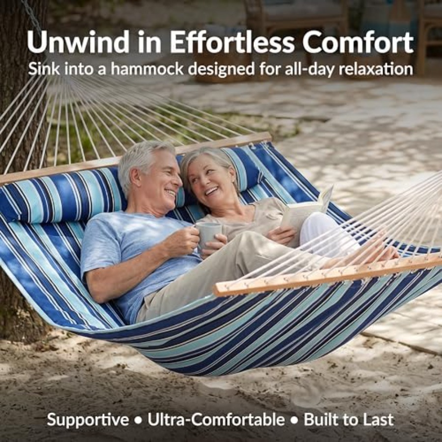 Outdoor quilted double hammock - Outdoor Furniture Quick Dry recensie en prijs