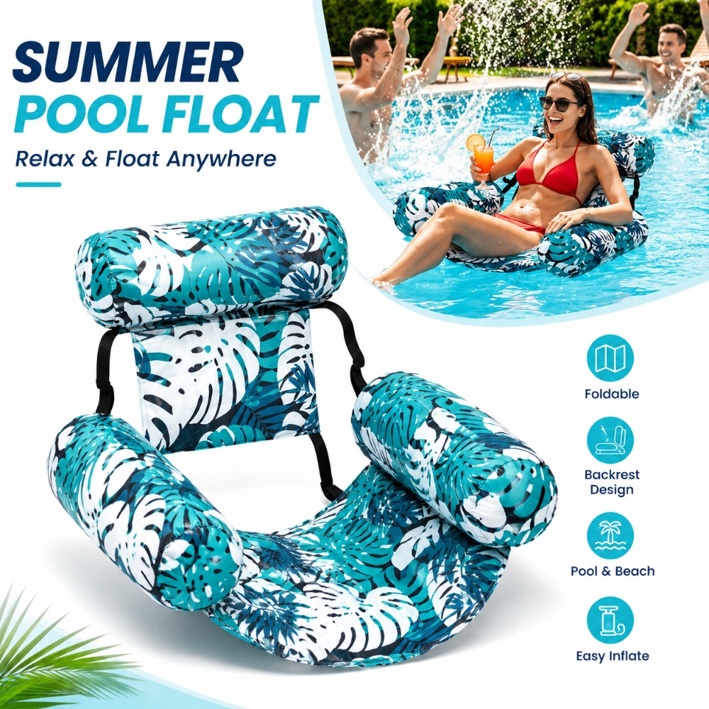 Heavy Duty Blow Up Pool Chair  - Outdoor Furniture Lounge Chair recensie en prijs