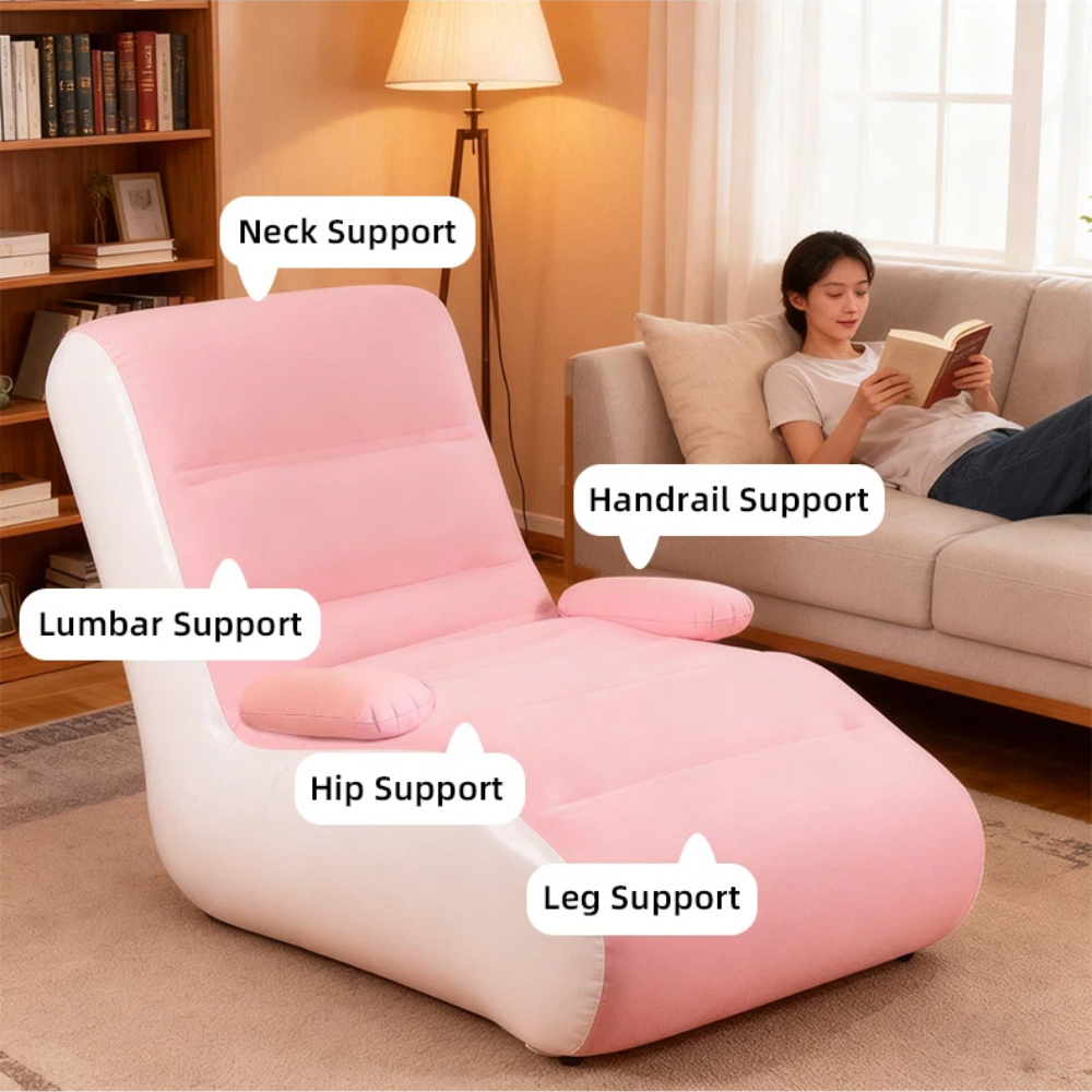 Inflatable Lounger Sofa with S - Outdoor Furniture Cushion recensie en prijs