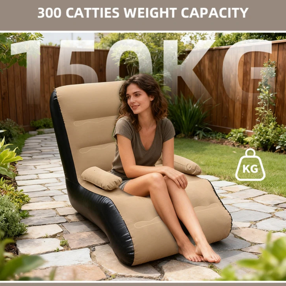 Inflatable Lounger Sofa with S - Outdoor Furniture Cushion recensie en prijs