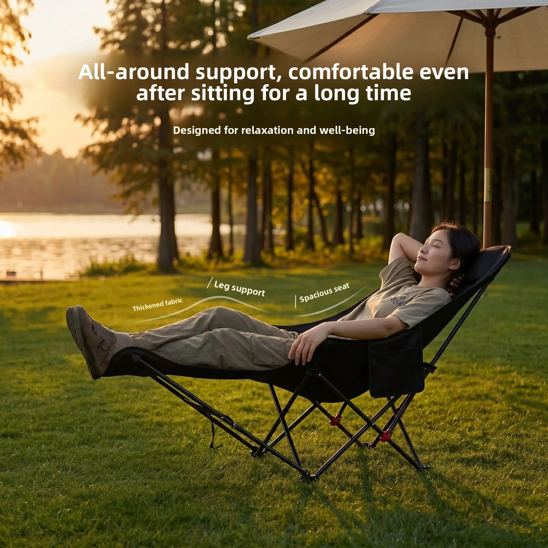 Three Level Adjustable Moon Ch - Outdoor Furniture Lounge Chair recensie en prijs