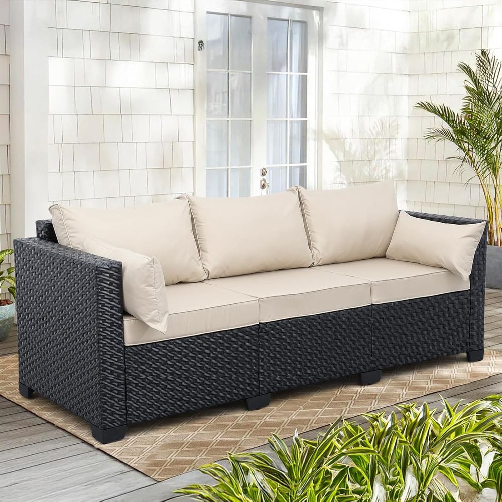 Patio Furniture 3-seat Sofa Wi - Outdoor Furniture Cushion recensie en prijs