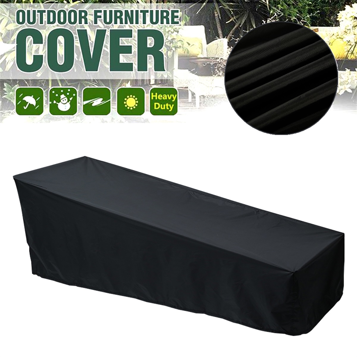 Outdoor Garden Sunbed Cover Su - Outdoor Furniture Lounge Chair recensie en prijs