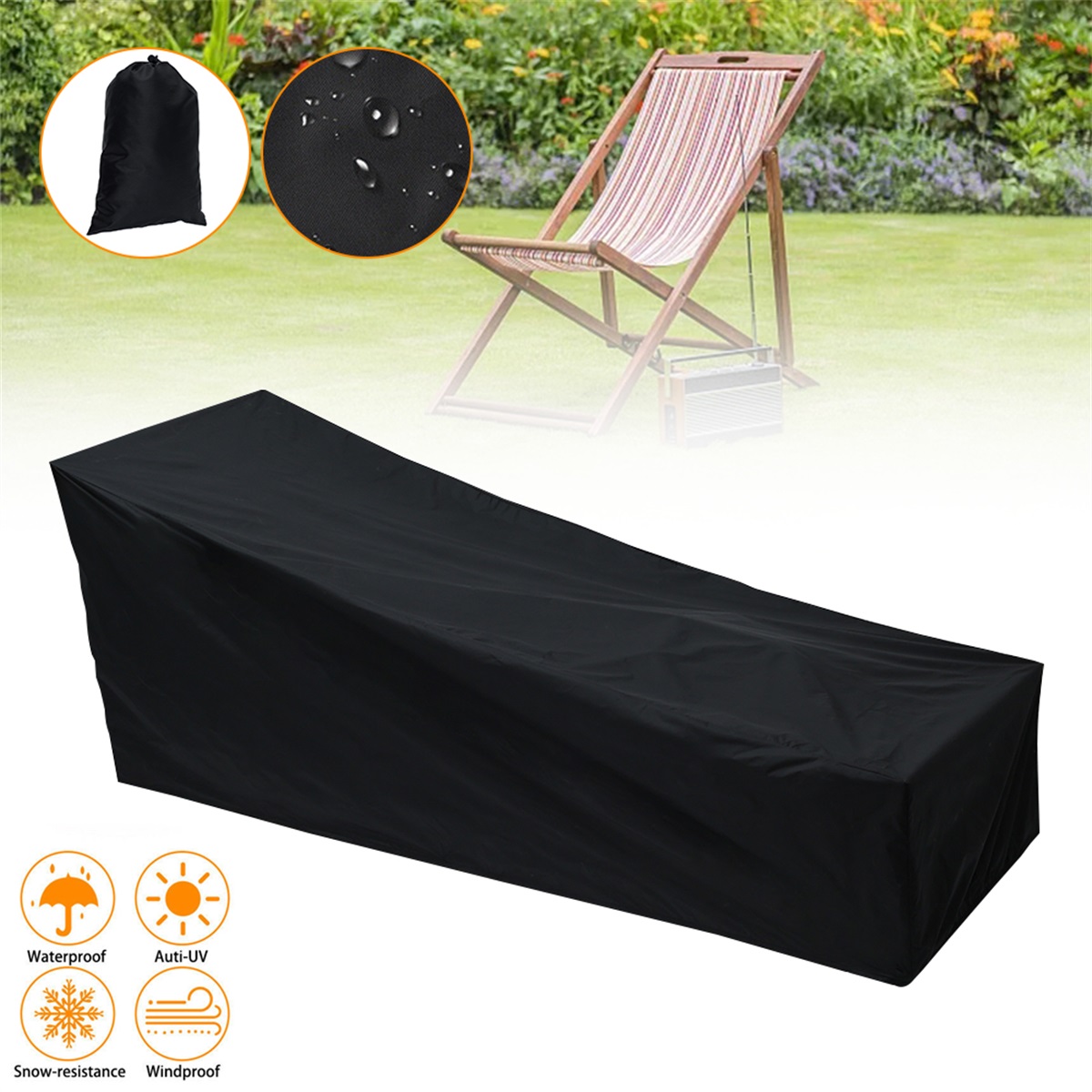 Outdoor Garden Sunbed Cover Su - Outdoor Furniture Lounge Chair recensie en prijs
