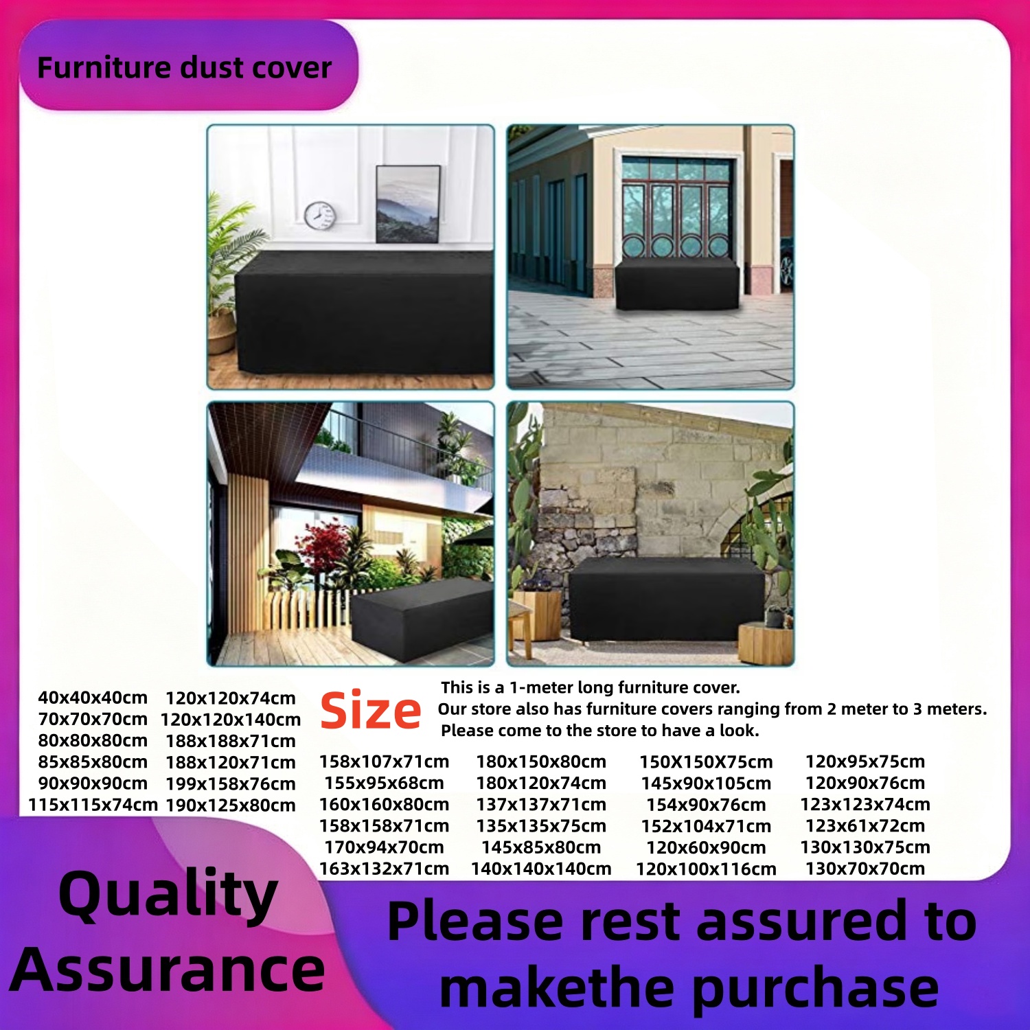 Patio FurnitureCover Rectangul - Outdoor Furniture Lounge Chair recensie en prijs