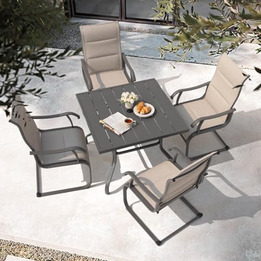 5 Piece Patio Dining Set Outdo - Outdoor Furniture Plus recensie en prijs
