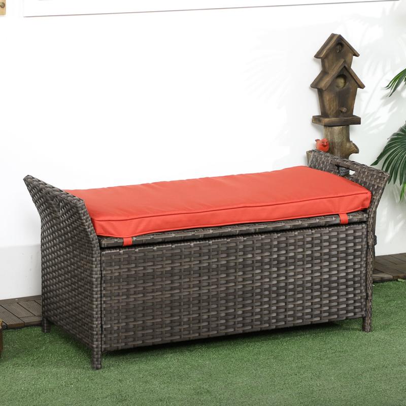 29 Gallon Patio Wicker Storage - Outdoor Furniture Cushion recensie en prijs