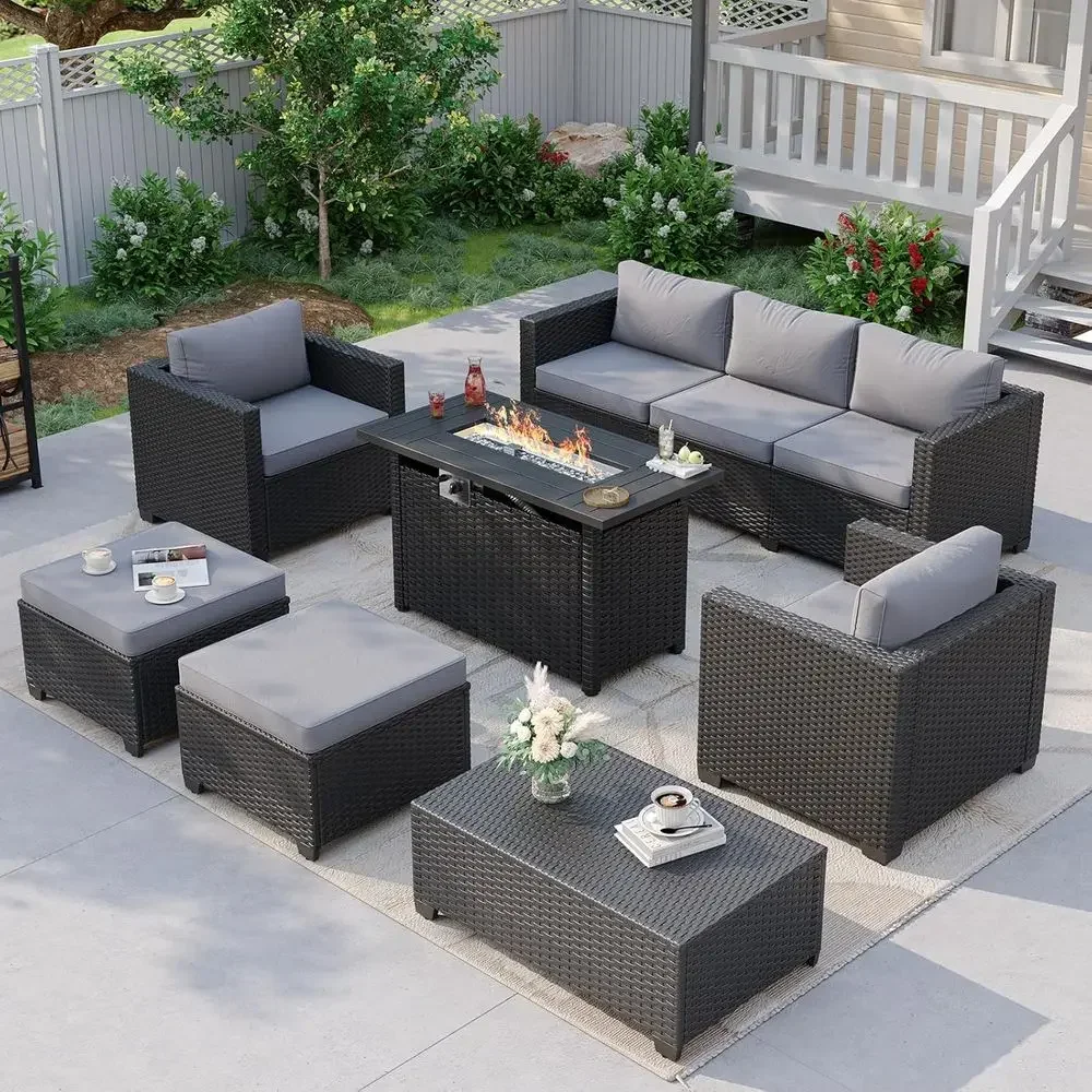 7-Piece Outdoor Patio Furnitur - Outdoor Furniture And Fire Pit recensie en prijs