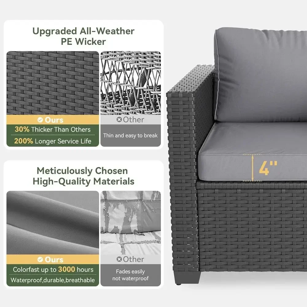 7-Piece Outdoor Patio Furnitur - Outdoor Furniture And Fire Pit recensie en prijs