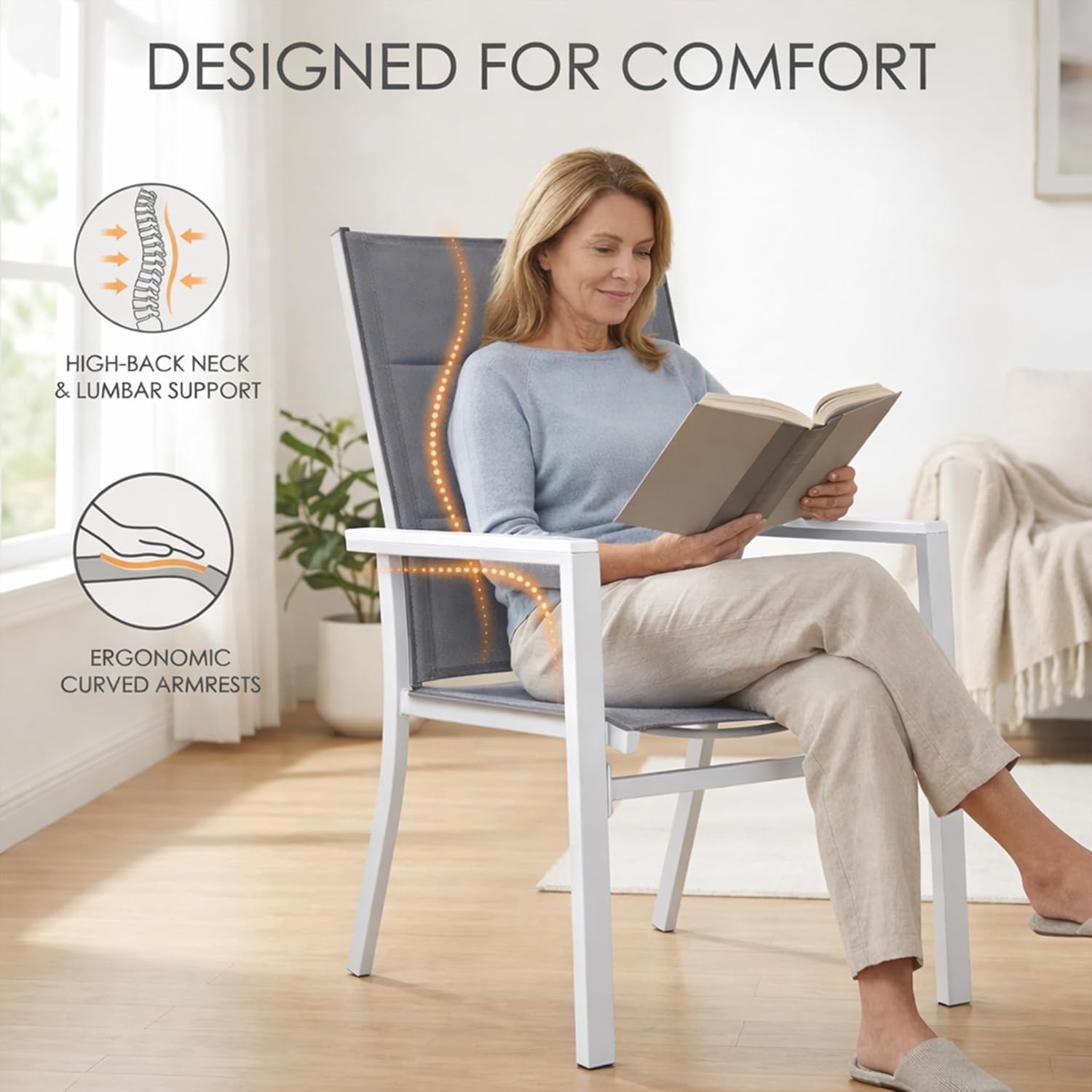Aluminum Frame Padded Textilen - Outdoor Furniture Quick Dry recensie en prijs