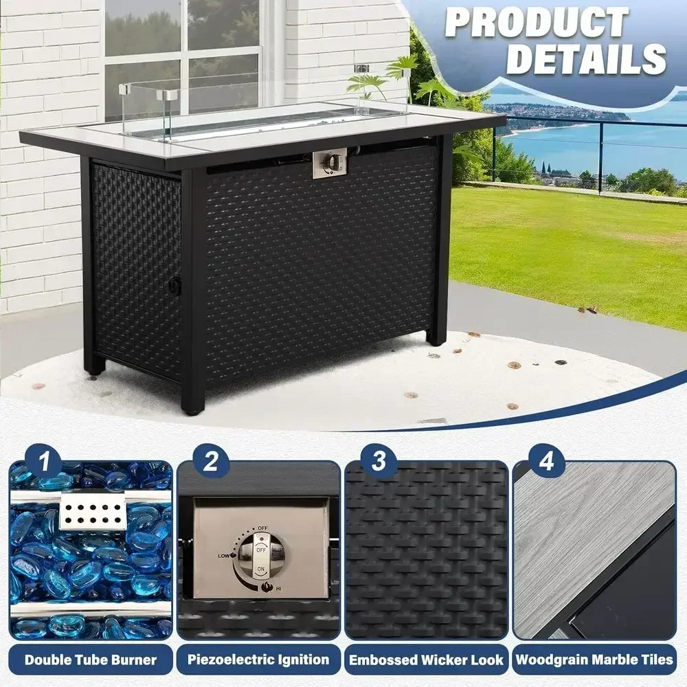 6-Piece Outdoor Patio Furnitur - Outdoor Furniture And Fire Pit recensie en prijs