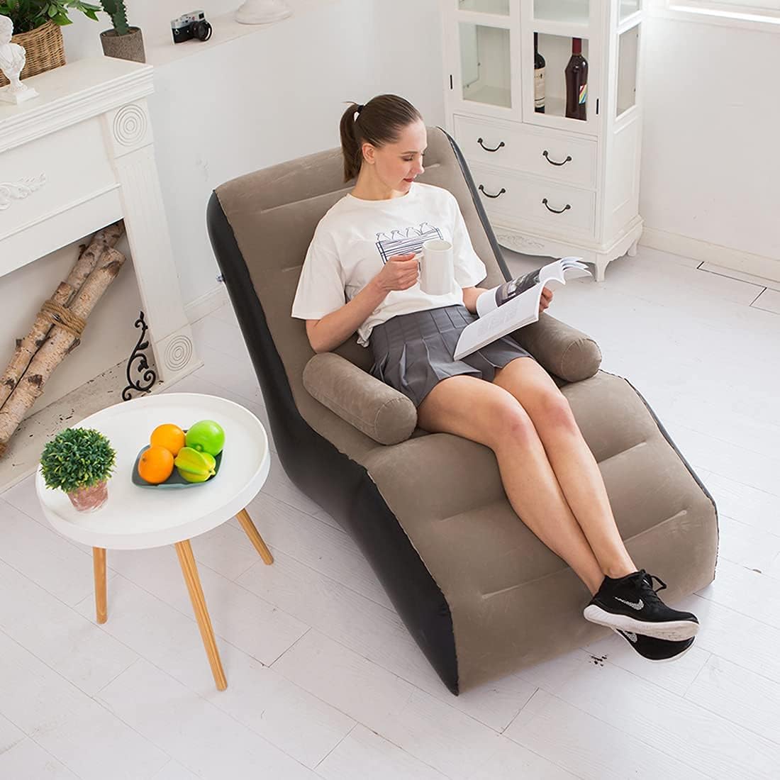 Folding Lazy Sofa,Inflatable L - Outdoor Furniture Lounge Chair recensie en prijs