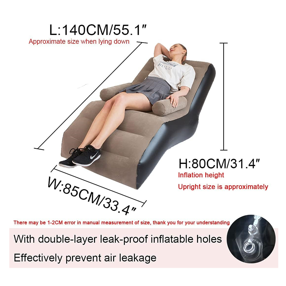Folding Lazy Sofa,Inflatable L - Outdoor Furniture Lounge Chair recensie en prijs