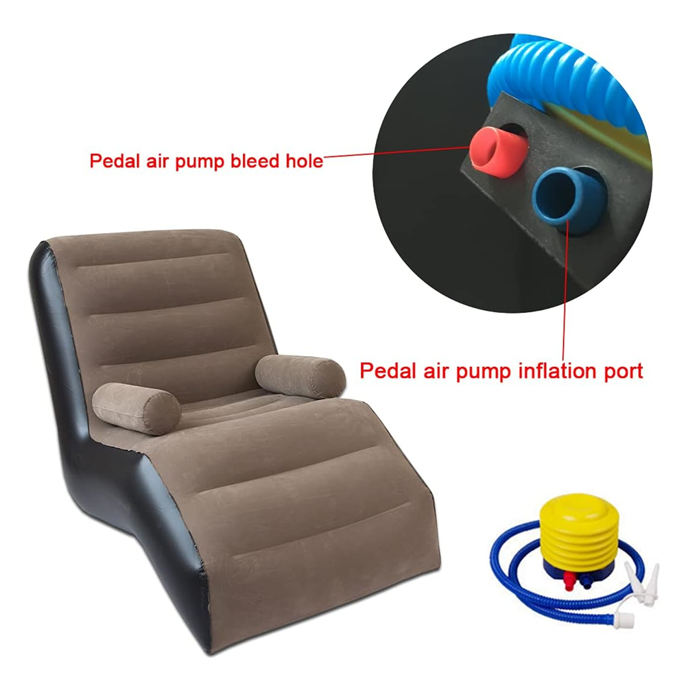 Folding Lazy Sofa,Inflatable L - Outdoor Furniture Lounge Chair recensie en prijs