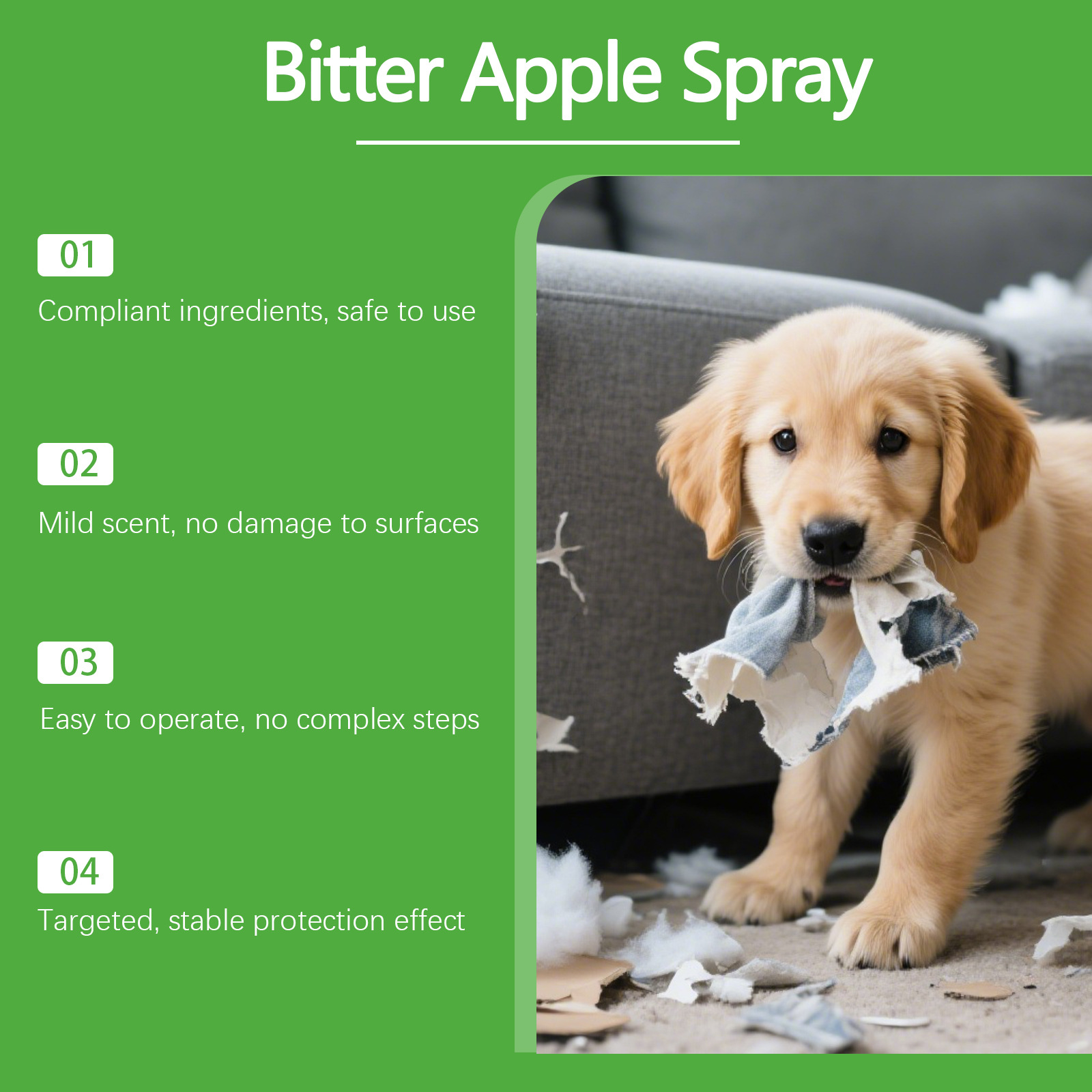 Pet Anti-Chew Spray Non-Toxic  - Outdoor Furniture Quick Dry recensie en prijs