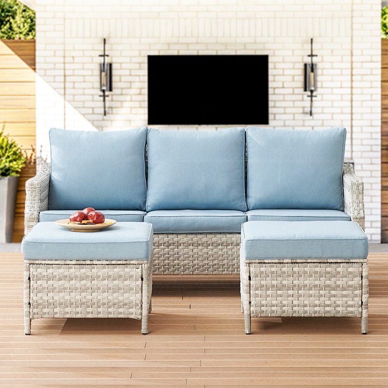 Modern PE Rattan Outdoor Sofa  - Outdoor Furniture Quick Dry recensie en prijs