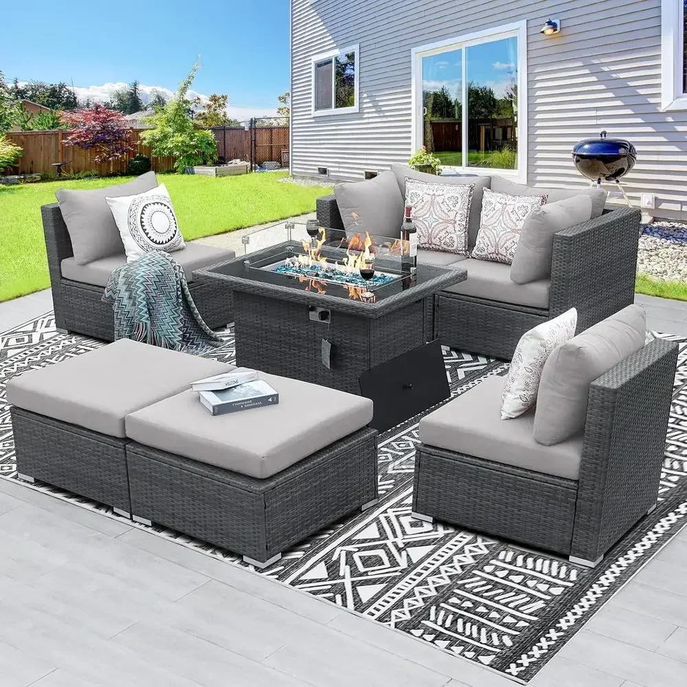 6-Person Weather-Resistant Out - Outdoor Furniture And Fire Pit recensie en prijs