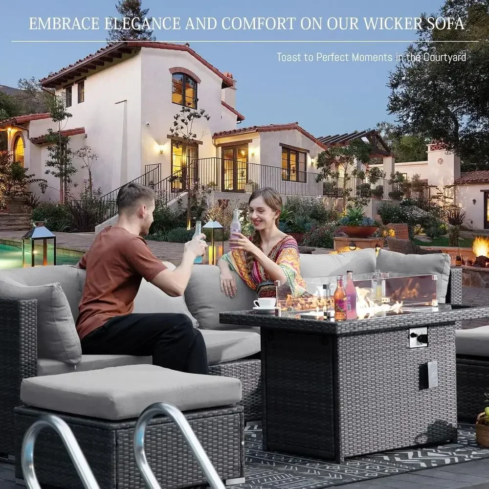 6-Person Weather-Resistant Out - Outdoor Furniture And Fire Pit recensie en prijs