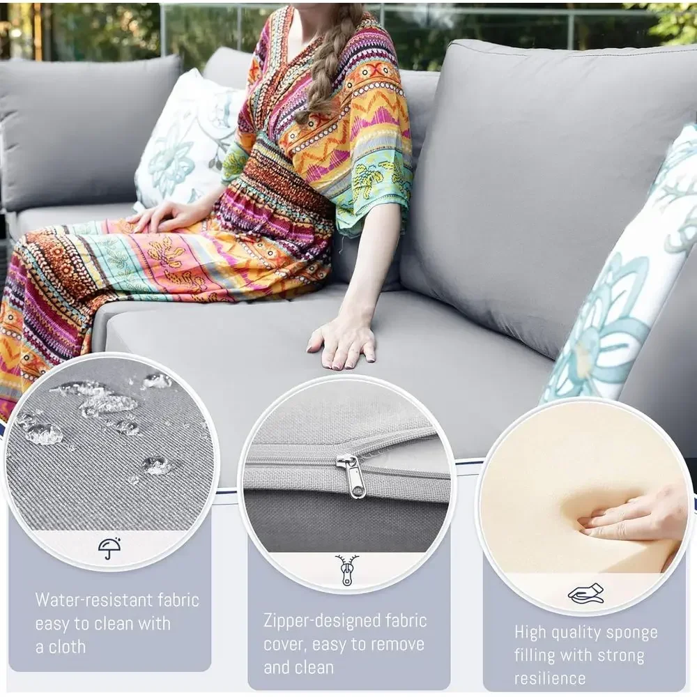 6-Person Weather-Resistant Out - Outdoor Furniture And Fire Pit recensie en prijs