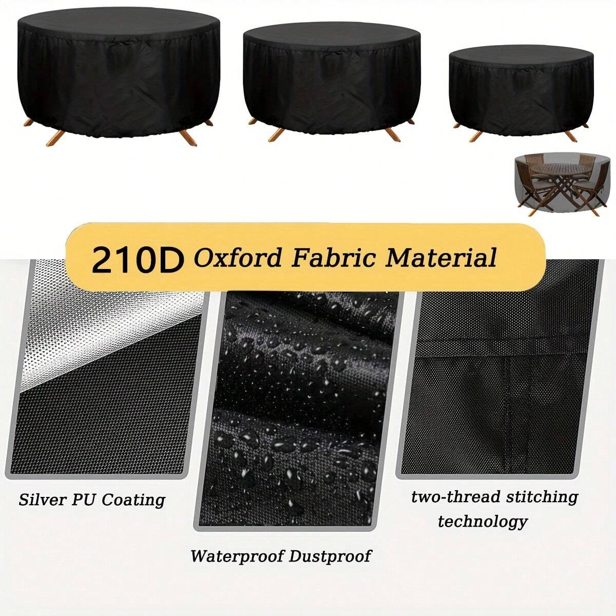 Waterproof Round Patio Furnitu - Outdoor Furniture Covers Waterproof recensie en prijs